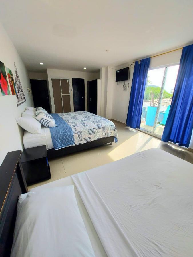 The Cantamar Beach Hostel 圣玛尔塔 外观 照片