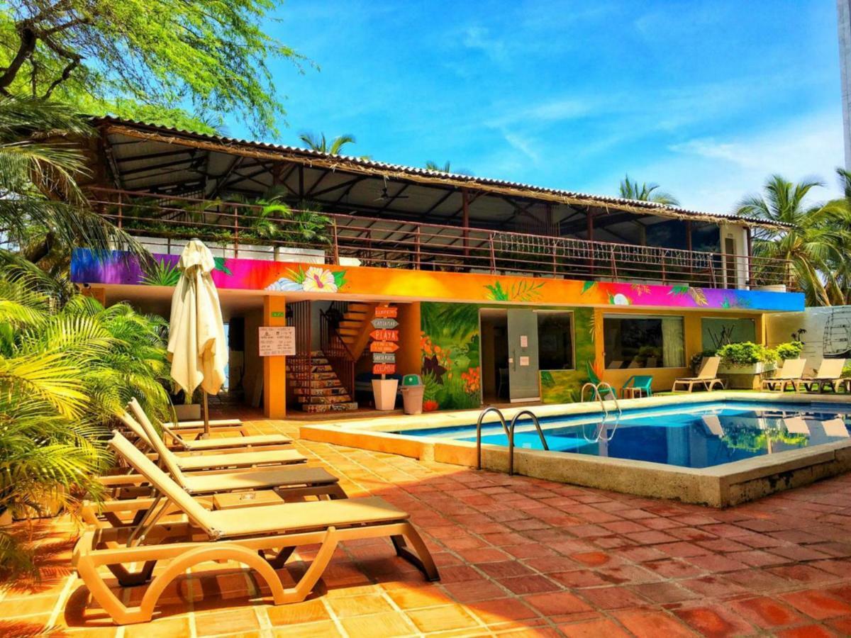 The Cantamar Beach Hostel 圣玛尔塔 外观 照片